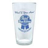 Pabst Blue Ribbon PBR Plastic Pint Glass | Set of 2 Glasses