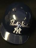 Giuliani, Rudy Autographed/Hand Signed New York Yankees Mini Helmet