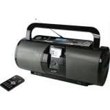 iLive IB-CD3817DTBLK Portable 2.1-Channel Music System with iPod Dock