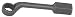 Wright Tool 875-1968: 12 Point Offset Handle Striking Face Box Wrenche