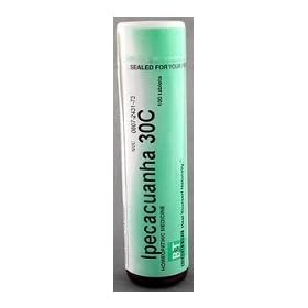 Boericke & Tafel Homeopathics - Ipecacuanha - Single Remedies 30c Potency