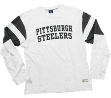 Pittsburgh Steelers NFL Classic Constructed Throwback Long Sleeve Jersey Shirt