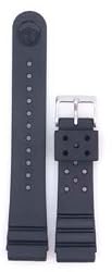 Seiko Rubber Watch Band Straight Line 22mm for Divers Model