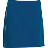 EP Pro 18 Stretch Micro Gab Skort with Contrast Piping (COLOR: Blue, WOMENS SIZE:4)