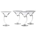 Libbey Swerve 4-Piece Martini Set