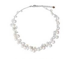 Pearl strand necklace River of Snow