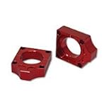 02-08 HONDA CRF450R: TURNER AXLE BLOCKS (RED)