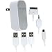 Belkin White Dual USB AC Charging Kit - Model F8Z187 Charging & Power Adapters