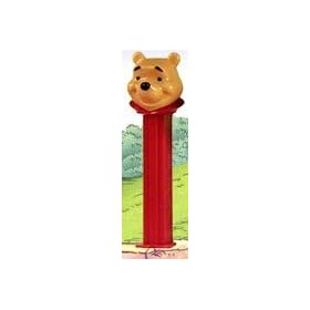 New Winnie the Pooh Pez Candy Dispenser and 1 Refill Canty 4 1 2 Tall from Pez Dispensers