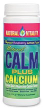 Natural Vitality Natural Calm Plus Calcium Raspberry Lemon 16oz