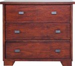 Modus Furniture Canyon 3 Drawer Chest Ebony Finish