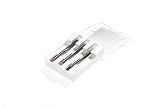 10-24 NC High Speed Steel Ground Thread 3 Piece Tap Set, Includes: Taper, Plug, Bottom