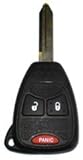 2007 07 Dodge Ram Pickup Truck Remote & Key Combo - 3 Button Three button remote key