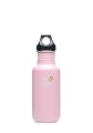 Klean Kanteen Stainless Steel Water Bottle with Poly Loop Cap (18-Ounce, Pink Renewal)