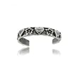 Hearts & Stars Adjustable Tie Ring in Solid Sterling Silver Hearts & Stars Adjustable Tie Ring in Solid Sterling Silver