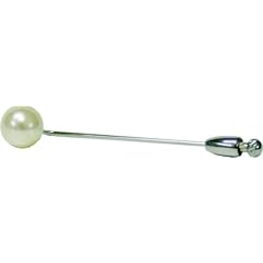 Piccadillynadel silberfarben, Perlmutt, im Geschenketui, 86004-E16