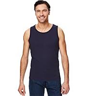 Pure Cotton Vest with Stay New™