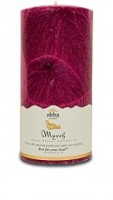 1 X Candle-Myrrh 3x6 Palm Pillar by ABBA