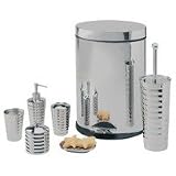 Wyndham House&trade; 7pc Stainless Steel Bathroom Set 7PC STAINLSS BATHRM SET