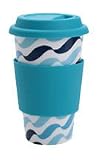 The Eco Cup Graphic Edition - Wavy Blue