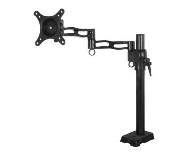 Arctic Monitorhalterung Z1 mit USB-Hub schwarz