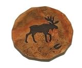 Moose Stonecast Coaster Set of Four