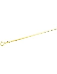 18" 1.5 mm Flexible Herringbone Chain in 14k Yellow Gold