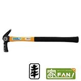 土牛 DOGYU　グラスファイバー柄かりわく鎚　マグネット付角柄グラスパネ　中　すべり　無　00617