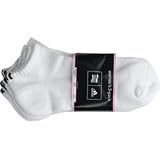 adidas Comfort No Show 3 Pack (COLOR: White/Black)