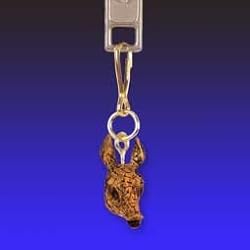 Armadillo Figurine Zipper Pull Charm