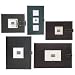 Swing Mini Piping Bound Photo Album, holds 24 2" x 3" Photos 1-up, Claret Red.