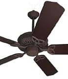 Craftmade Model AT52BS American Tradition Series Indoor Ceiling Fan in Brownstone with your choice of Blade Color - Shown with 52 Brownstone Standard Blades