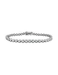 Diamond Tennis Bracelet : 18K White Gold â€" 3.00 CT Diamonds