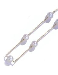 14k Culture Freshwater Pearl By The Yard Necklace.