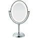 Health & Personal Care : Conair Double sided Lighted Chrome Makeup Mirror, Size : BE51 - 1 Each