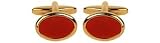 Cornelian Oval Cufflink