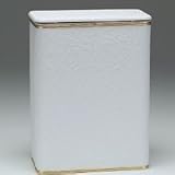 Traditional Times Quilted Vinyl Jumbo Hamper