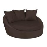 Review Avenue Six 100004 / Avenue Six Roundabout Low Circle Chair, Chocolate
