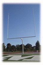 Aluminum Collegiate Football Gooseneck Goal Post 