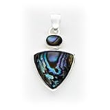Sterling Silver Abalone Shell Pendant