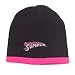 Search : Supergirl Logo Black Knit Hat with Pink Border