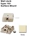 41038-IDA Leviton Telephone Surface Mount Jacks