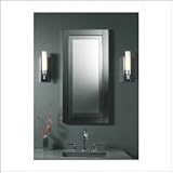 Robern Candre, Gray Cabinet with Chrome Framed Mirror - MP24D4CDG