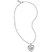 AUTHENTIC COACH STERLING SILVER HEART PENDANT NECKLACE (16 inch)