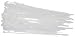 Nylon Cable Tie, 6 inch, 40 lb weight test, (100 Pcs Per Bag)
