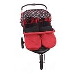 Redkite Push Me Twin Sport Pushchair - Flame Revolution (Kiddicare exclusive)