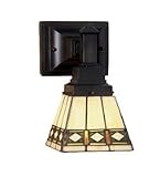 5 Inch W Diamond Mission 1 Lt Wall Sconce Wall Sconces