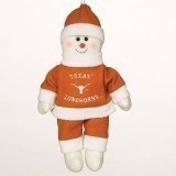 Texas Longhorns 10" Snowflake Friends Snowman - NCAA College Athletics