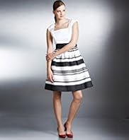 Petite Cotton Rich Varied Stripe Belted Prom Dress Petite Cotton Rich Varied Stripe Belted Prom Dress