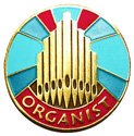 Organ Music Lapel Pin B-82